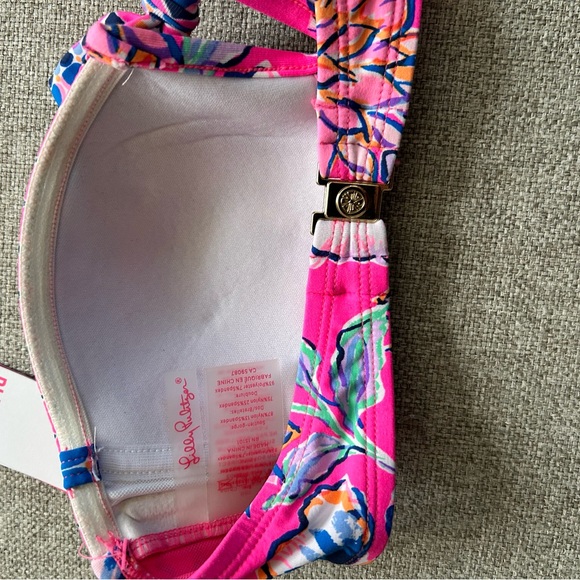 Lilly Pulitzer strapless swim top size 0 - Picture 3 of 3